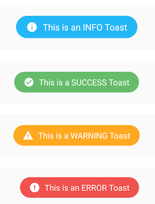 کتابخانه Material Toast